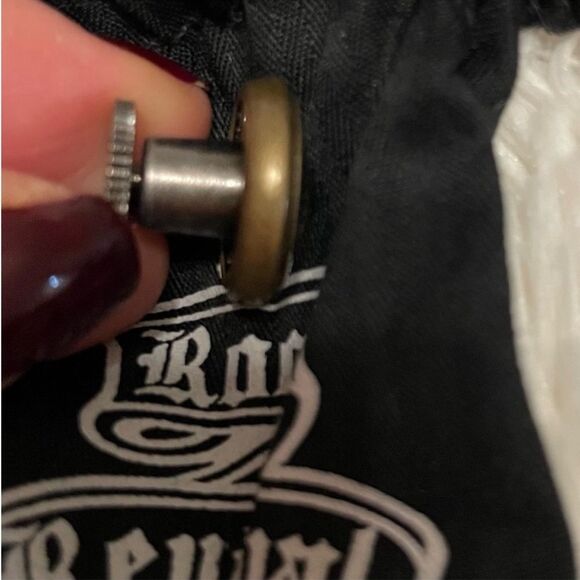 Rock Revival Replacement Button Metal Rhinestone Screw On CLEAR - Picture 3 of 8